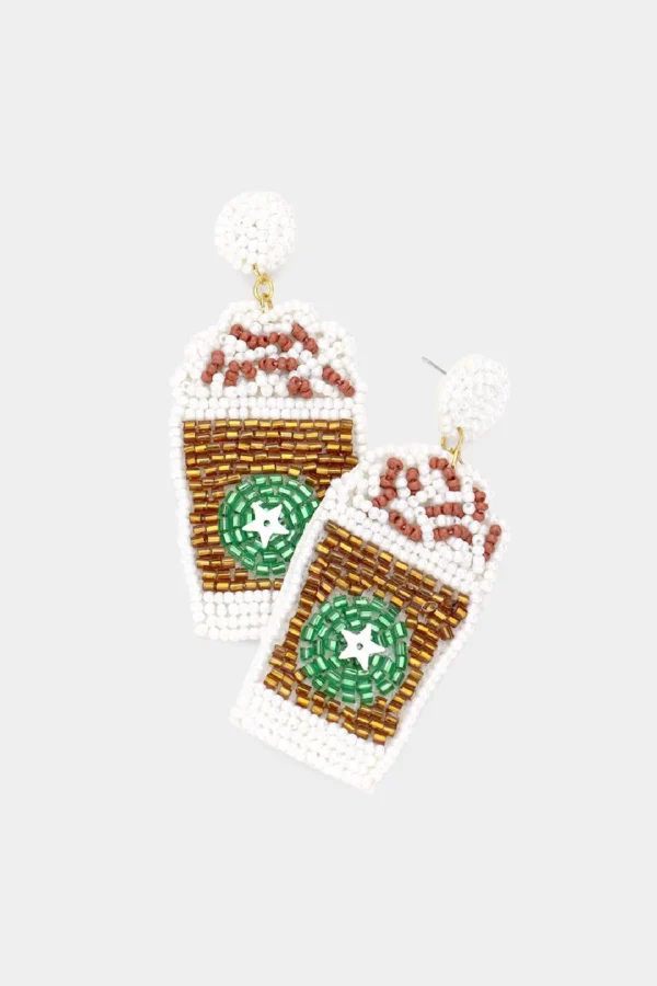 Love Coffee Earrings