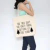 Funny Tote Bag, Cotton Canvas Tote, Reusable Grocery Bag, Tote Bag with Pockets, Holiday Tote Bag, Farmers Market Bag, Funny Shopping Bag - Image 15