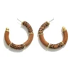 Cylinder Bead Hoops - Image 3