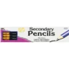 CLI Secondary Pencils with Eraser - Black Lead - Blue Barrel - 144 / Box - Image 2