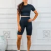 Microfiber Buttery Soft Basic Essential Biker Short Set - Image 3