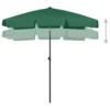 vidaXL Beach Umbrella Green 70.9"x47.2" - Image 3