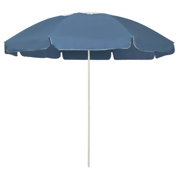 vidaXL Beach Umbrella Blue 94.5"