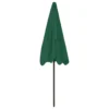 vidaXL Beach Umbrella Green 78.7"x49.2" - Image 5