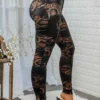 Coated Snake Print Skinny Jeans - Image 2