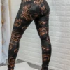 Coated Snake Print Skinny Jeans - Image 3