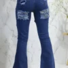 Lolata High Rise Flare Denim Distressed Jeans - Image 4