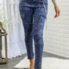 Mineral Wash High Waisted Cargo Style Skinny Jeans - Image 5