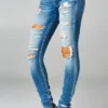 Ripped and Distressed It Up Skinny Jeans - Image 3