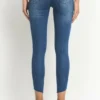 All Cut Out Denim Jeans with diagonal clean cut legs - Image 3