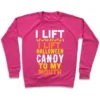 I LIFT (HALLOWEEN CANDY TO MY MOUTH) CREWNECK SWEATSHIRT - Image 2