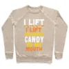 I LIFT (HALLOWEEN CANDY TO MY MOUTH) CREWNECK SWEATSHIRT - Image 5