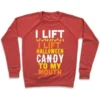 I LIFT (HALLOWEEN CANDY TO MY MOUTH) CREWNECK SWEATSHIRT - Image 6