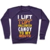 I LIFT (HALLOWEEN CANDY TO MY MOUTH) CREWNECK SWEATSHIRT - Image 7