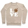 LOVE FOOTBALL CREWNECK SWEATSHIRT - Image 5