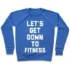 LET'S GET DOWN TO FITNESS CREWNECK SWEATSHIRT - Image 3