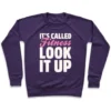 IT'S CALLED FITNESS LOOK IT UP WHITE PRINT CREWNECK SWEATSHIRT - Image 7