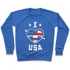 I LOVE USA (SOCCER) CREWNECK SWEATSHIRT - Image 3