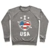 I LOVE USA (SOCCER) CREWNECK SWEATSHIRT - Image 4