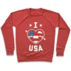 I LOVE USA (SOCCER) CREWNECK SWEATSHIRT - Image 6