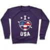 I LOVE USA (SOCCER) CREWNECK SWEATSHIRT - Image 7