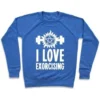 I LOVE EXORCISING CREWNECK SWEATSHIRT - Image 3