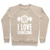 I LOVE EXORCISING CREWNECK SWEATSHIRT - Image 5