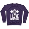 I LOVE EXORCISING CREWNECK SWEATSHIRT - Image 7