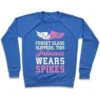 FORGET GLASS SLIPPERS THIS PRINCESS WEARS SPIKES CREWNECK SWEATSHIRT - Image 3