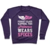 FORGET GLASS SLIPPERS THIS PRINCESS WEARS SPIKES CREWNECK SWEATSHIRT - Image 7