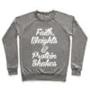 FAITH, WEIGHTS & PROTEIN SHAKES CREWNECK SWEATSHIRT - Image 4