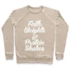 FAITH, WEIGHTS & PROTEIN SHAKES CREWNECK SWEATSHIRT - Image 5