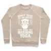 DON'T TALK TO ME BEFORE I'VE DONE MY MORNING YOGA CREWNECK SWEATSHIRT - Image 5