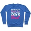 DON'T LET MY PRETTY FACE FOOL YOU, I'M A BEAST CREWNECK SWEATSHIRT - Image 3