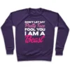 DON'T LET MY PRETTY FACE FOOL YOU, I'M A BEAST CREWNECK SWEATSHIRT - Image 7