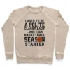 ...AND THEN BASKETBALL SEASON STARTED CREWNECK SWEATSHIRT - Image 3