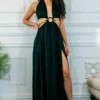 Extravaganza Cut Out Maxi with Side Slits Dress - Image 9