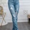 Split Up and Destroy Ripped Denim Jeans - Image 5