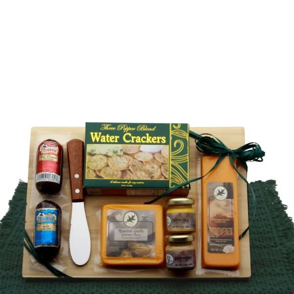 Classic Selections Meat & Cheese Board - meat and cheese gift baskets