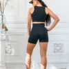 Next Level Ribbed Snatched Active Wear Shorts Set - Image 6