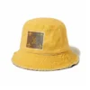 Upcycled Short Fringed Edge Bucket Hat - Image 7