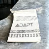 Hand Stamped, Adapt, Cotton Drawstring Pouches 4" x 6" - Image 5