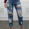 Destroyed and Ripped Maxed Out Boyfriend Jeans - Image 6