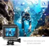 4K Waterproof All Digital UHD WiFi Camera + RF Remote And Accessories - Image 8