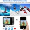 4K Waterproof All Digital UHD WiFi Camera + RF Remote And Accessories - Image 5