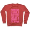 FITNESS IS LIKE MARRIAGE CREWNECK SWEATSHIRT - Image 6