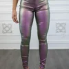 Metallic Dimensions Disco Stretch Pants - Image 6