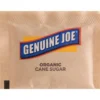 Genuine Joe Turbinado Natural Cane Sugar Packets - Packet - 0.159 oz (4.5 g) - Molasses Flavor - Natural Sweetener - 2/Carton - 200 Per Box - Image 3