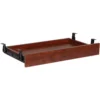 Lorell Universal Keyboard Tray - 28.4" Length x 16.7" Width x 5.1" Height - Cherry, Laminate - Image 2