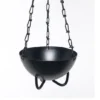 Hanging cauldron for burning smudging herbs and resins - Large - Image 2